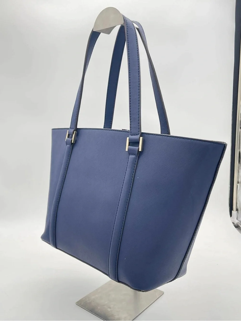 Kate Spade Navy Saffiano Leather Tote Bag